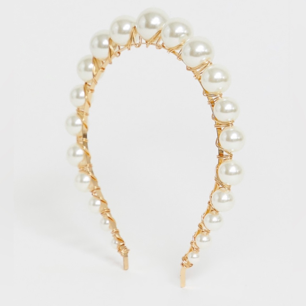 Pearl Graduated Headband